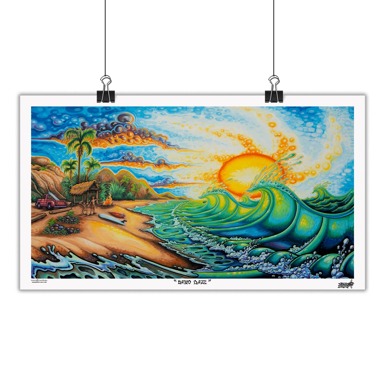 Sano Daze Wall Surf Art Prints