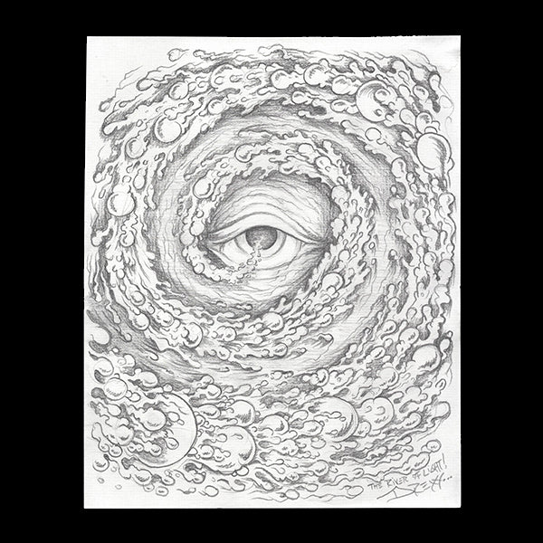 River Of Life sketch - 8"x10" Inches by Drew Brophy