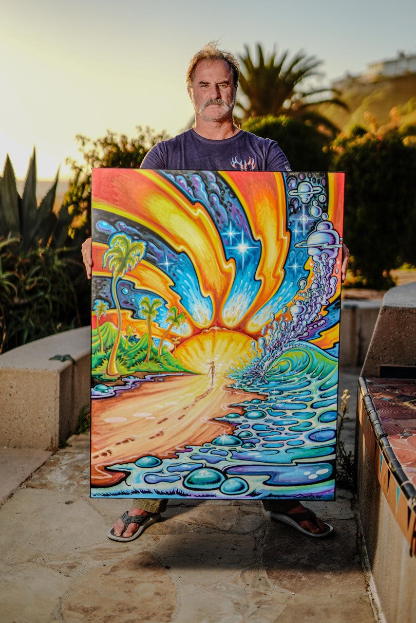 Step Into The Sun - Original Painting by Drew Brophy