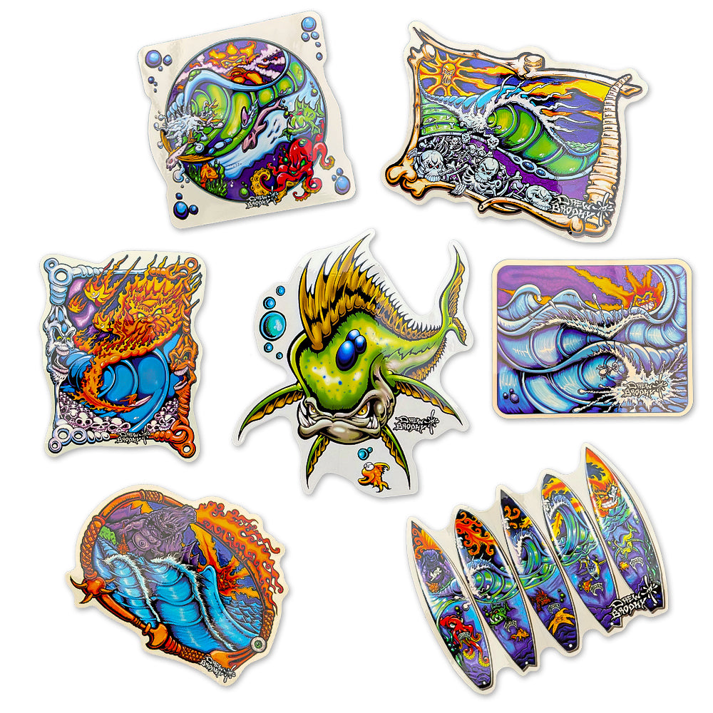 30 Years of Surf Art - Sticker Pack