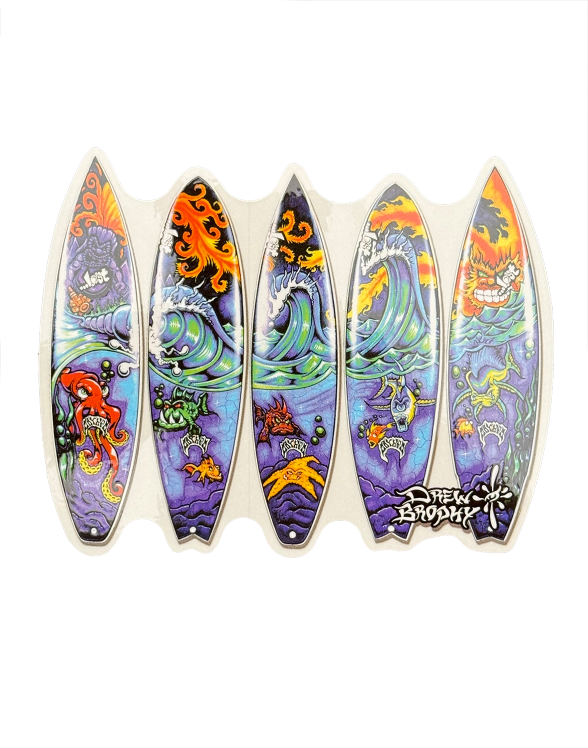 30 Years of Surf Art - Sticker Pack
