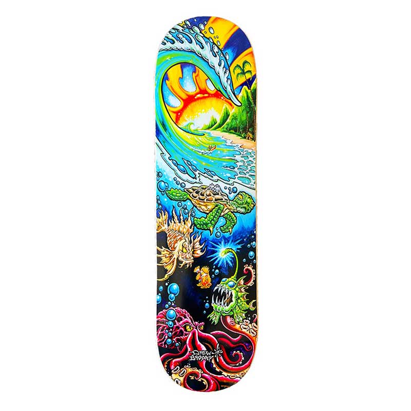 Deep Into Paradise Skateboard Deck