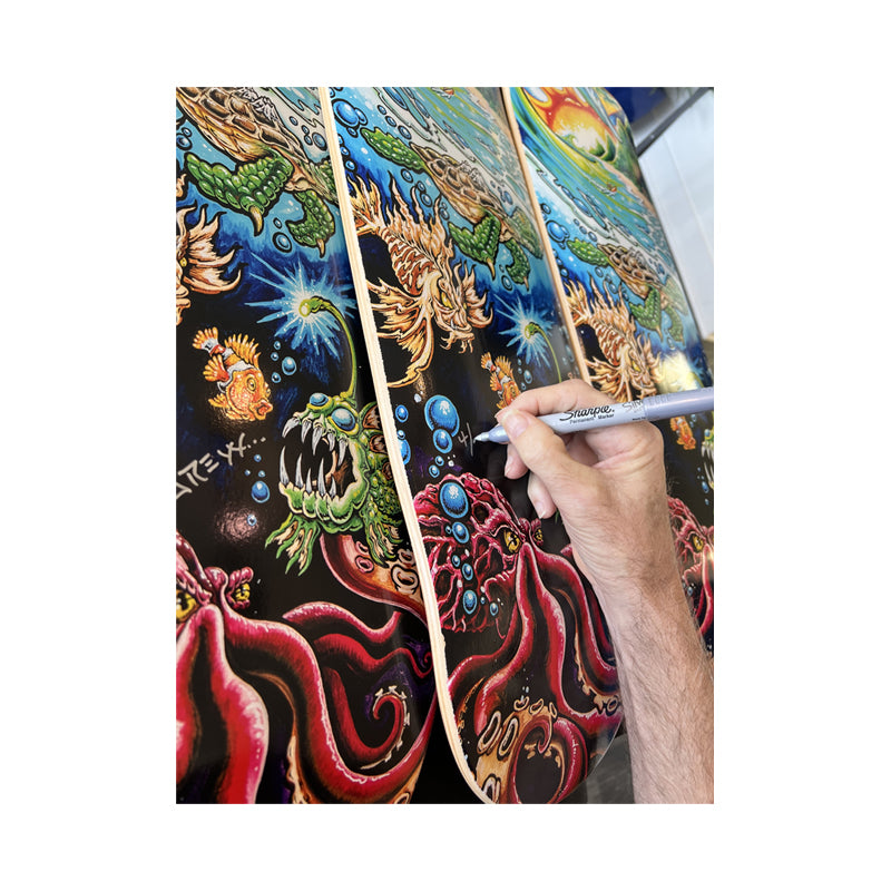 Deep Into Paradise Skateboard Deck - Signed and Numbered Collectors Edition