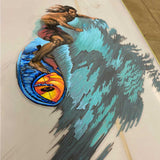 HAVE NO FEAR Drew Brophy Collab with Phil Roberts and Gerry Lopez Pipeline Gun Shaped Surfboard