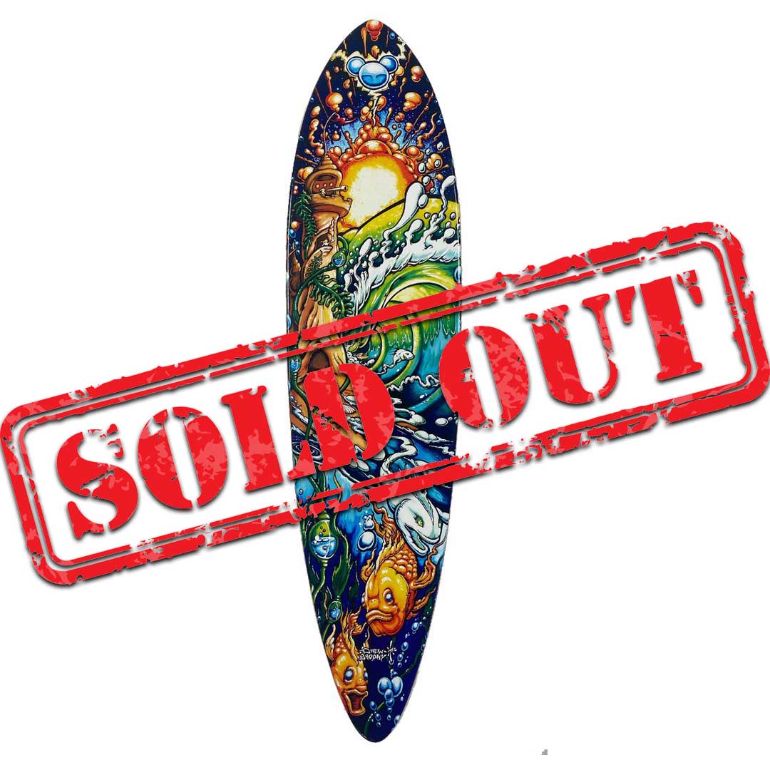 MiOcean Pin Tail Skateboard Deck