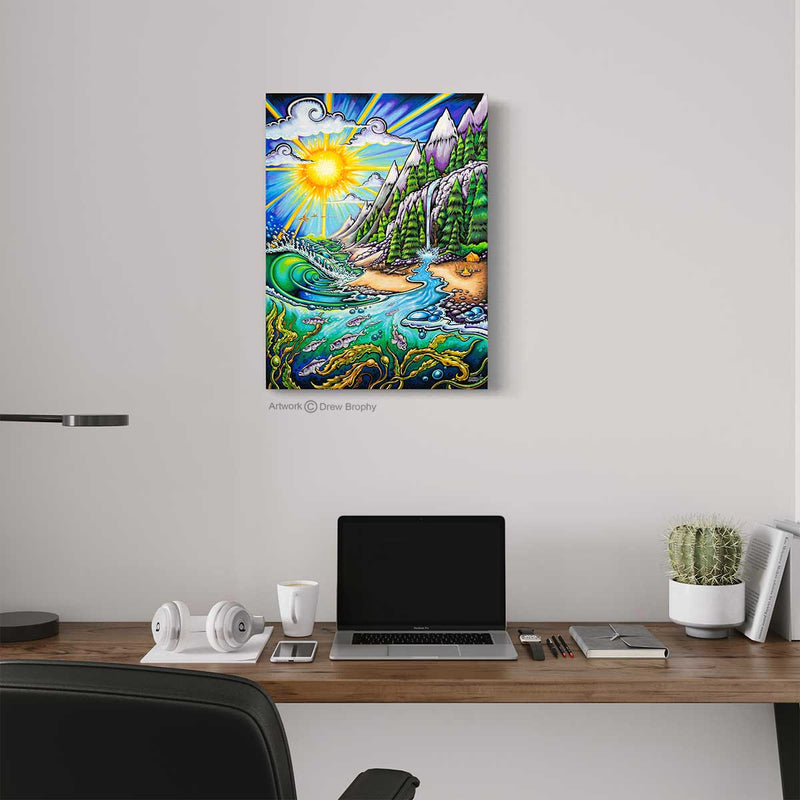  Life Force by Drew Brophy.  Stretched Canvas. Wall art.