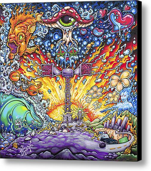 SUBLIME WITH ROME SIRENS Original Paintings SIGNED By BAND Paint Pen on Canvas