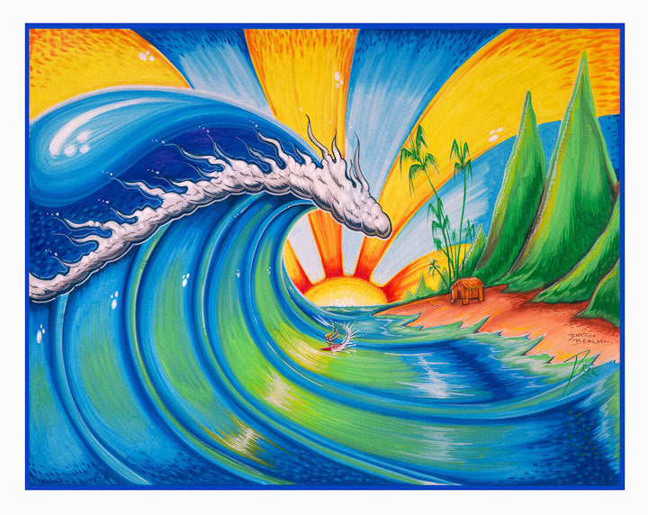 Vintage Surf Art Print Bundle
